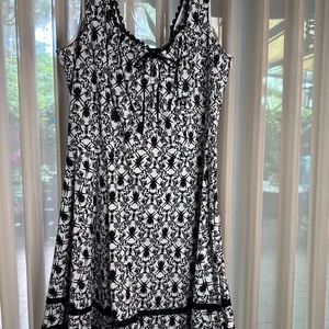 Royal Bones spider print retro goth summer dress